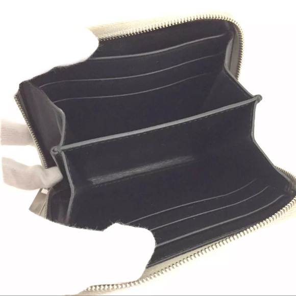 AUTH Celine Zip Wallet Card Holder Coin Purse - Picture 5 of 7